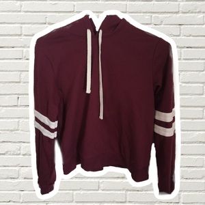 Forever 21 Cropped Sweatshirt Hoodie